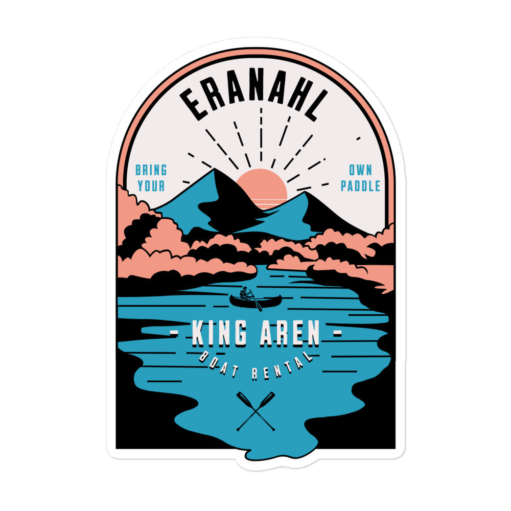 Eranahl Aren Kertell Stickers - The Bean Workshop - Bookish Accessories, Danielle L. Jensen, Eranahl Aren Kertell, King of Ithicana, Sticker, The Bridge Kingdom