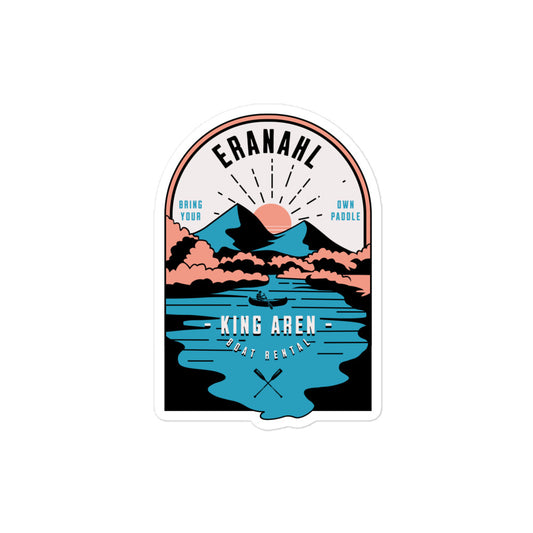 Eranahl Aren Kertell Stickers - The Bean Workshop - Bookish Accessories, Danielle L. Jensen, Eranahl Aren Kertell, King of Ithicana, Sticker, The Bridge Kingdom