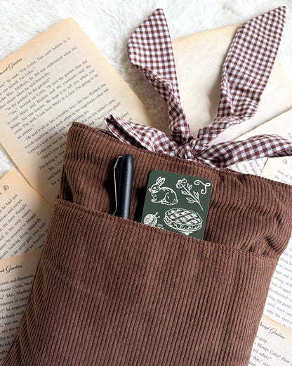 Every Word Proves True Embroidered Corduroy Bible Sleeve with Bow Knot | Proverbs 30:5 - The Bean Workshop - Bible cover, Bible sleeve, book cover, book sleeve, bookish, Christian gift, church girlie, corduroy book sleeve, embroidered book sleeve, faith gift for women, gift for her, kindle sleeve, Proverbs 30:5, scripture gift, women of faith