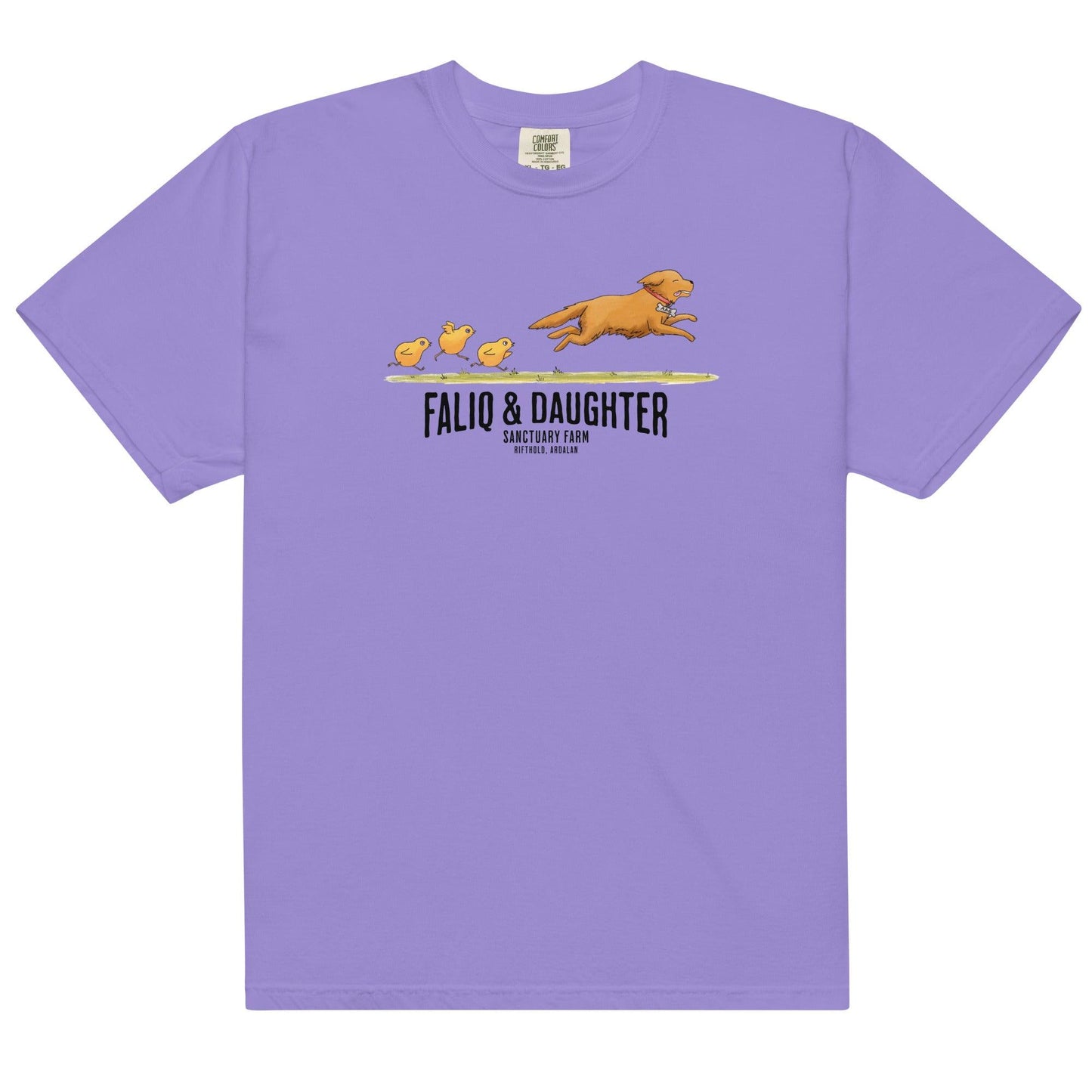 Faliq & Daughter Sanctuary Farm Tee Shirt - The Bean Workshop - box tee, nesryn faliq, sarah j. maas, throne of glass, tog