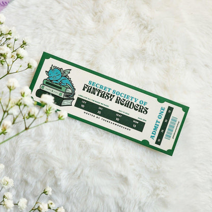 Fantasy Readers Book Club Bookmark - The Bean Workshop - book club, bookmark, fantasy readers book club