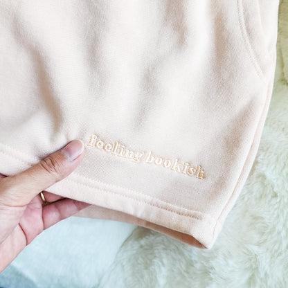 Feeling Bookish Embroidered Shorts - The Bean Workshop - shorts