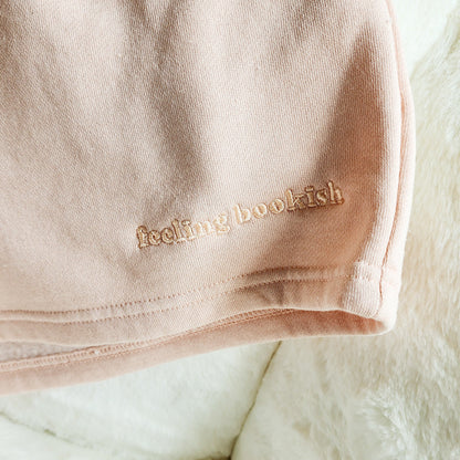 Feeling Bookish Embroidered Shorts - The Bean Workshop - shorts