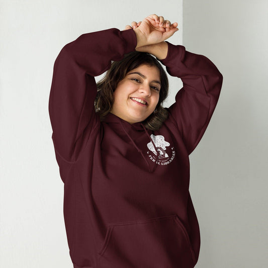 Feral Librarian Raised by Booklice Hoodie - The Bean Workshop - Booklice, Feral Librarian, hoodie, Margaret Rogerson, Sorcery of Thorns