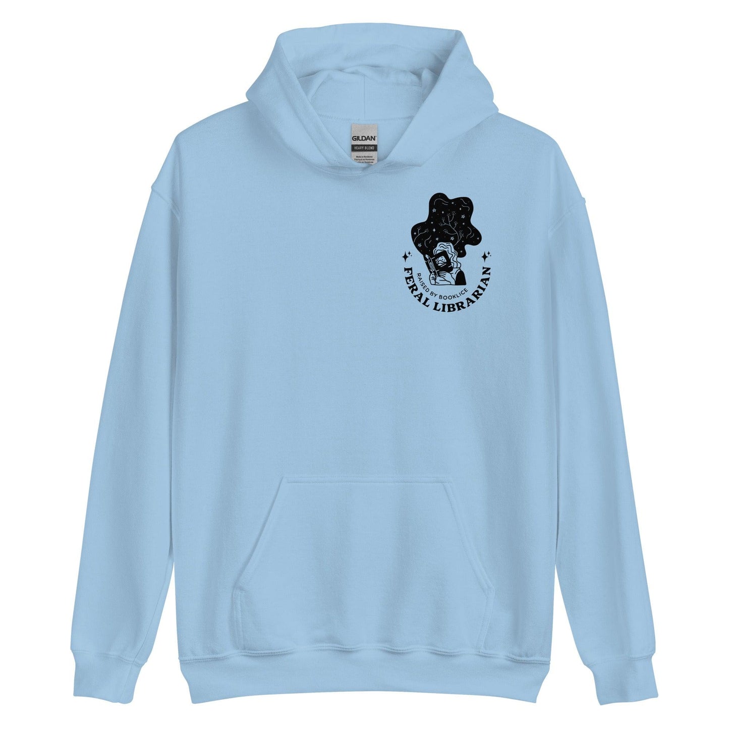 Feral Librarian Raised by Booklice Hoodie - The Bean Workshop - Booklice, Feral Librarian, hoodie, Margaret Rogerson, Sorcery of Thorns