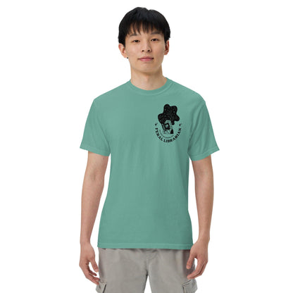 Feral Librarian Raised by Booklice T-shirt - The Bean Workshop - Booklice, Feral Librarian, Margaret Rogerson, Sorcery of Thorns, t-shirt, tee