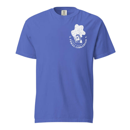 Feral Librarian Raised by Booklice Tee Shirt - The Bean Workshop - Booklice, Feral Librarian, Margaret Rogerson, Sorcery of Thorns, t-shirt, tee