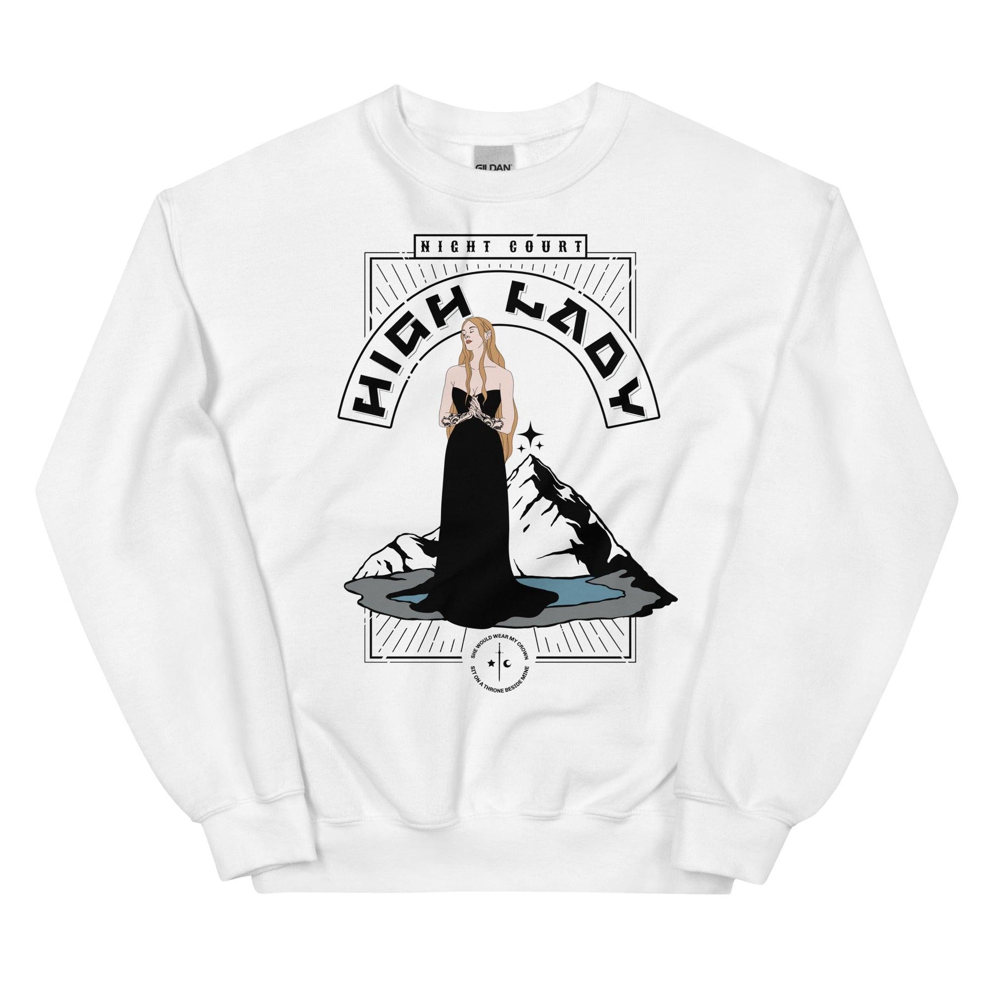 Feyre Archeron High Lady Sweatshirt - The Bean Workshop - a court of thorns and roses, acotar, feyre archeron, rhysand, sarah j. maas, sweatshirt