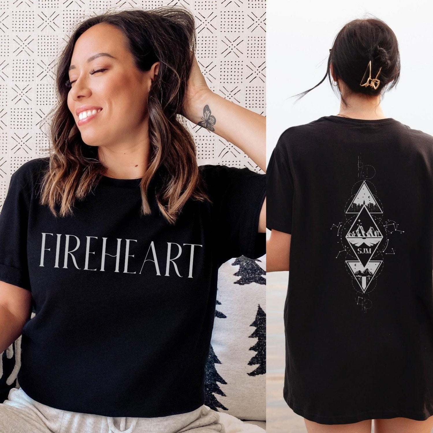 Fireheart Aelin Galathynius T-shirt - The Bean Workshop - aelin galathynius, sarah j. maas, t-shirt, throne of glass, tog