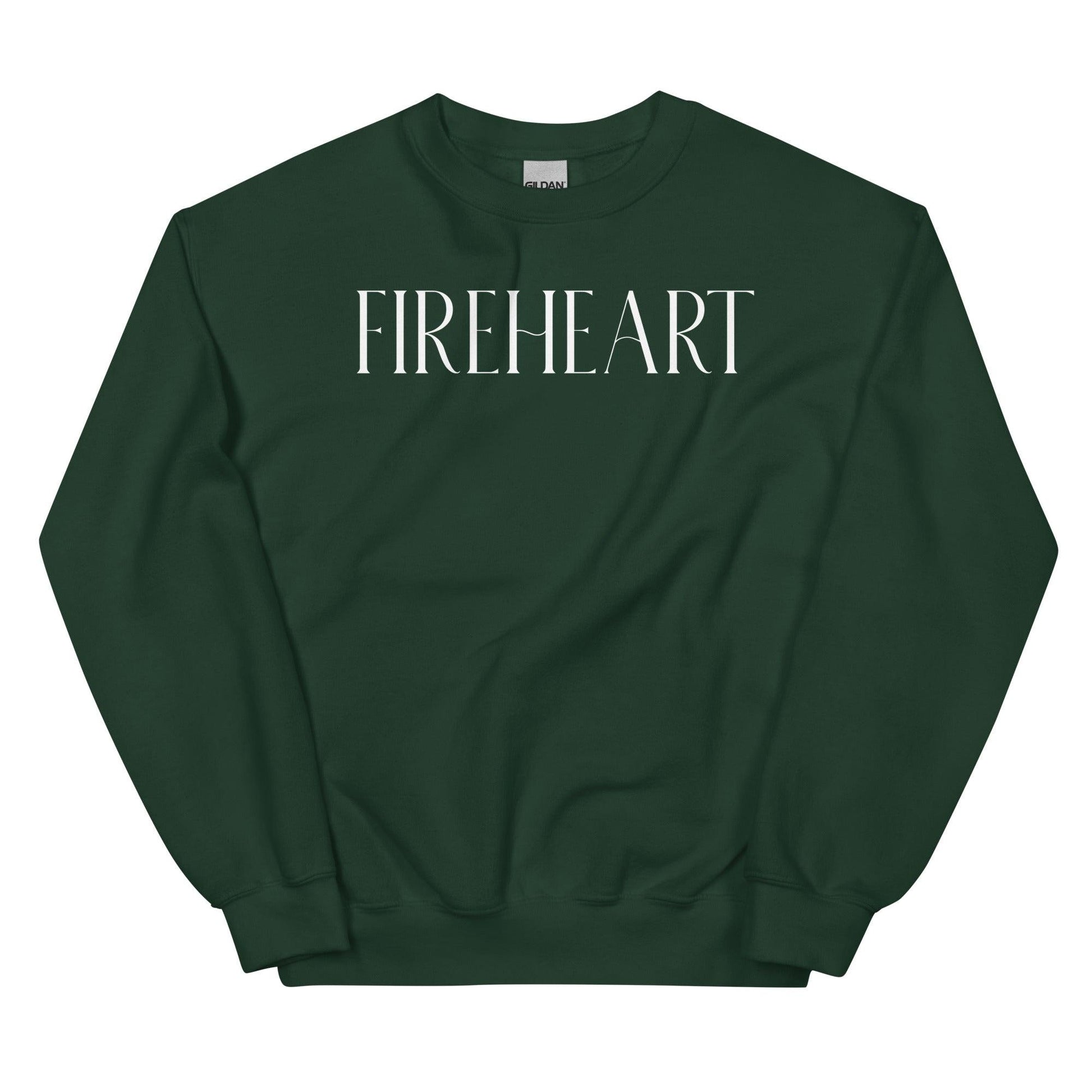 Fireheart Sweatshirt - The Bean Workshop - aelin galathynius, sarah j. maas, sweatshirt, throne of glass, tog