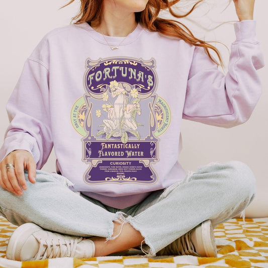 Fortuna's Fantastically Flavored Water Heavyweight Sweatshirt - The Bean Workshop - evangeline fox, heavyweight sweatshirt, jacks prince of hearts, once upon a broken heart, ouabh, stephanie garber, Sweatshirts