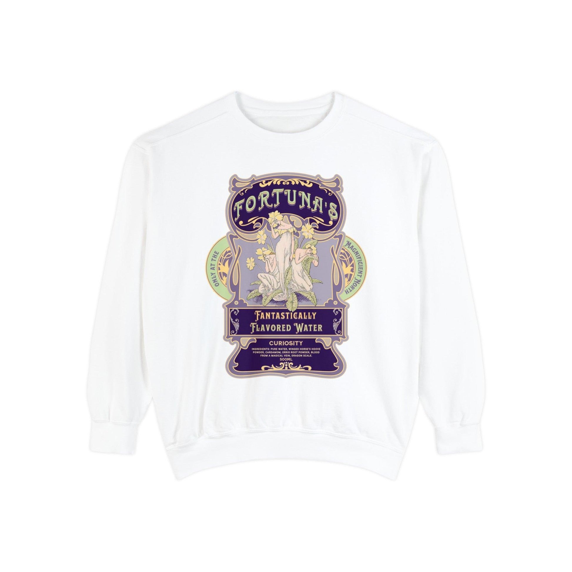 Fortuna's Fantastically Flavored Water Heavyweight Sweatshirt - The Bean Workshop - evangeline fox, heavyweight sweatshirt, jacks prince of hearts, once upon a broken heart, ouabh, stephanie garber, Sweatshirts