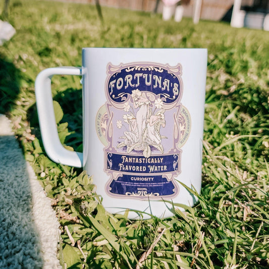 Fortuna's Fantastically Flavored Water Mug - The Bean Workshop - ceramic, evangeline fox, jacks prince of hearts, mug, once upon a broken heart, ouabh, stephanie garber