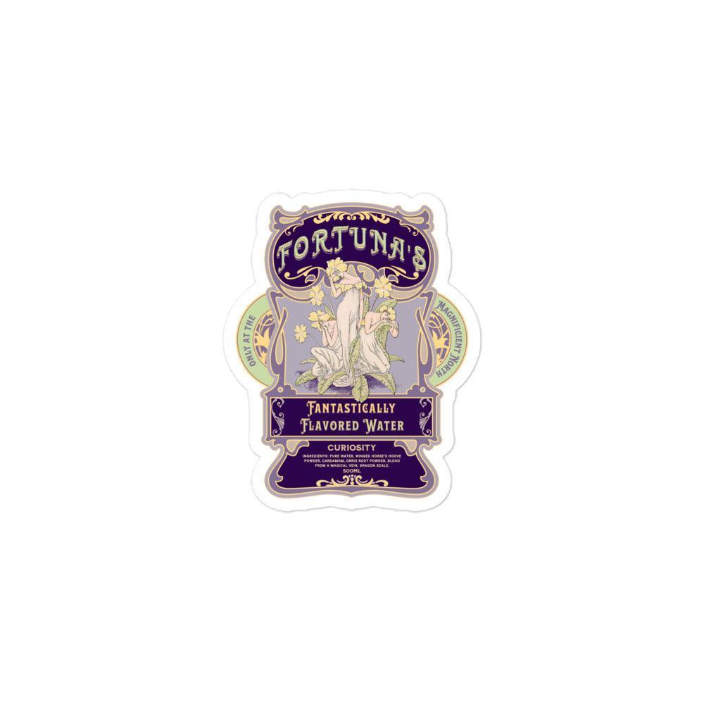 Fortuna's Fantastically Flavored Water Sticker - The Bean Workshop - Art Nouveau, Art Nouveau sticker, Bookish Gift, bookish sticker, decal, die cut sticker, evangeline fox, fantasy book sticker, fantasy romance sticker, Jacks, jacks prince of hearts, Journal decoration, kindle sticker, once upon a broken heart, ouabh, OUABH merch, stephanie garber, Stephanie Garber merch, sticker, Whimsical, whimsical sticker