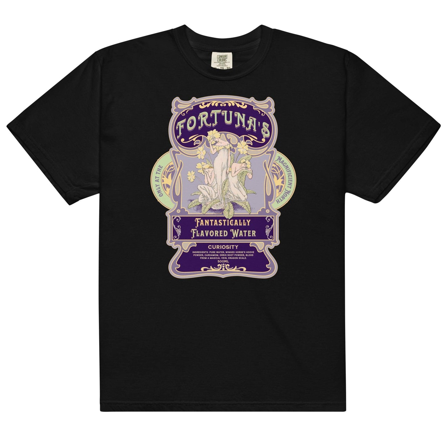 Fortuna's Fantastically Flavored Water T-Shirt - The Bean Workshop - evangeline fox, jacks prince of hearts, once upon a broken heart, ouabh, stephanie garber, t-shirt