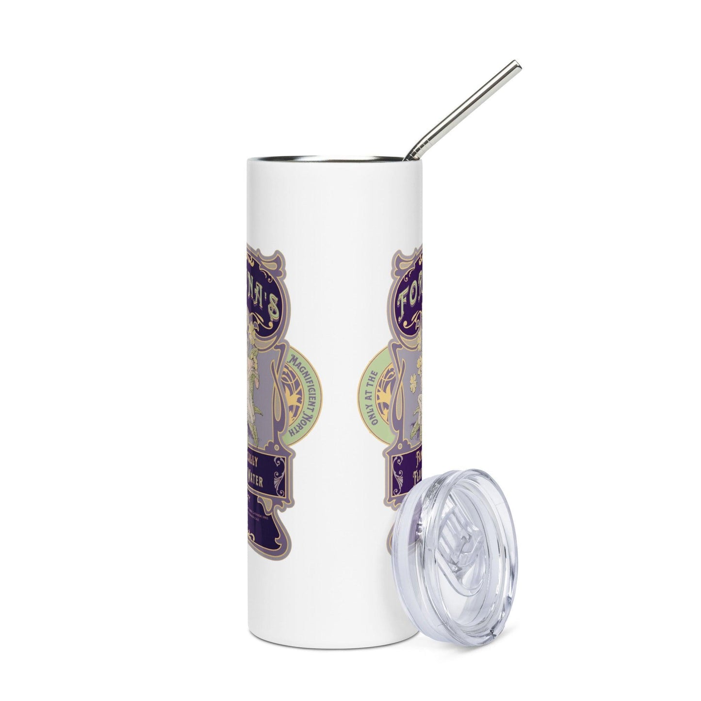 Fortuna's Fantastically Flavored Water Tumbler - The Bean Workshop - evangeline fox, jacks prince of hearts, once upon a broken heart, ouabh, stephanie garber, tumbler