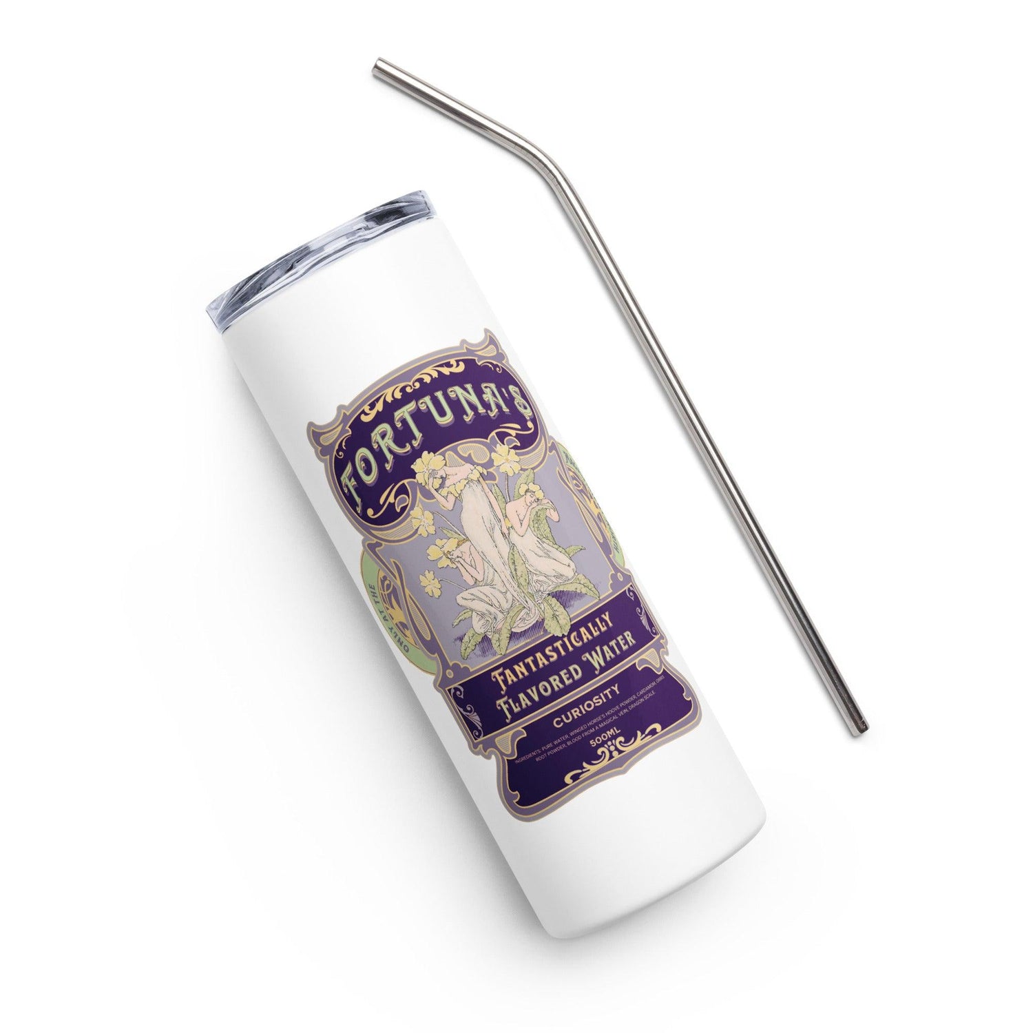 Fortuna's Fantastically Flavored Water Tumbler - The Bean Workshop - evangeline fox, jacks prince of hearts, once upon a broken heart, ouabh, stephanie garber, tumbler