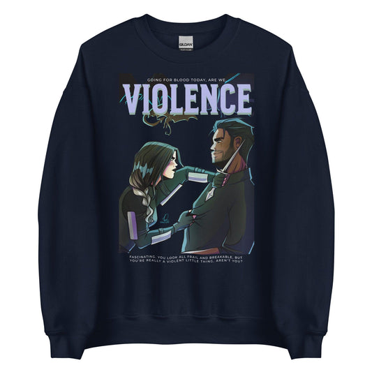 Going For Blood Sweatshirt - The Bean Workshop - fourth wing, rebecca yarros, sweatshirt, violet sorrengail, xaden riorson