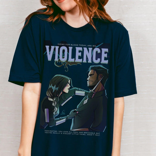 Going For Blood T-Shirt - The Bean Workshop - fourth wing, rebecca yarros, t-shirt, violet sorrengail, xaden riorson