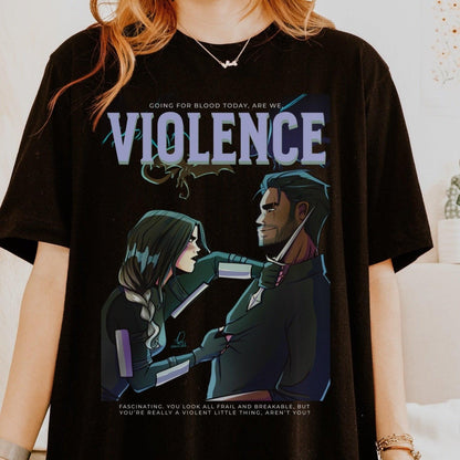 Going For Blood T-Shirt - The Bean Workshop - fourth wing, rebecca yarros, t-shirt, violet sorrengail, xaden riorson