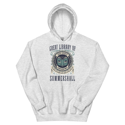 Great Library of Summershall Hoodie - The Bean Workshop - Great Library, hoodie, Margaret Rogerson, Sorcery of Thorns, Summershall