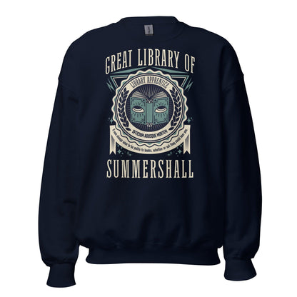 Great Library of Summershall Sweatshirt - The Bean Workshop - margaret rogerson, sorcery of thorns, sweatshirt