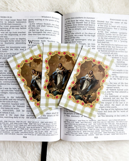 Hail Holy Queen Prayer Card & Bookmark - The Bean Workshop - archangel, Baptism, Catholic, children, Confirmation, Confirmation gift, faith gift, First Communion, guardian angel, Hail Holy Queen, Hail Mary, Holy Family, Holy Spirit, Marian gift, Pentecost, prayer card, St. Joseph, St. Michael