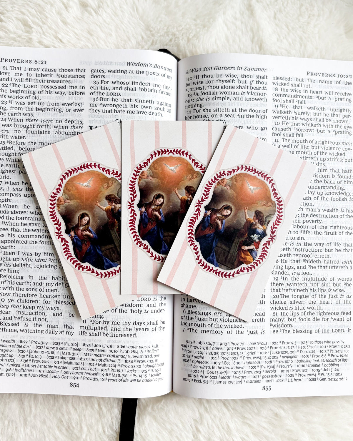 Hail Mary Prayer Card & Bookmark - The Bean Workshop - archangel, Catholic, children, Confirmation, faith gift, First Communion, guardian angel, Hail Mary, prayer card, St. Michael