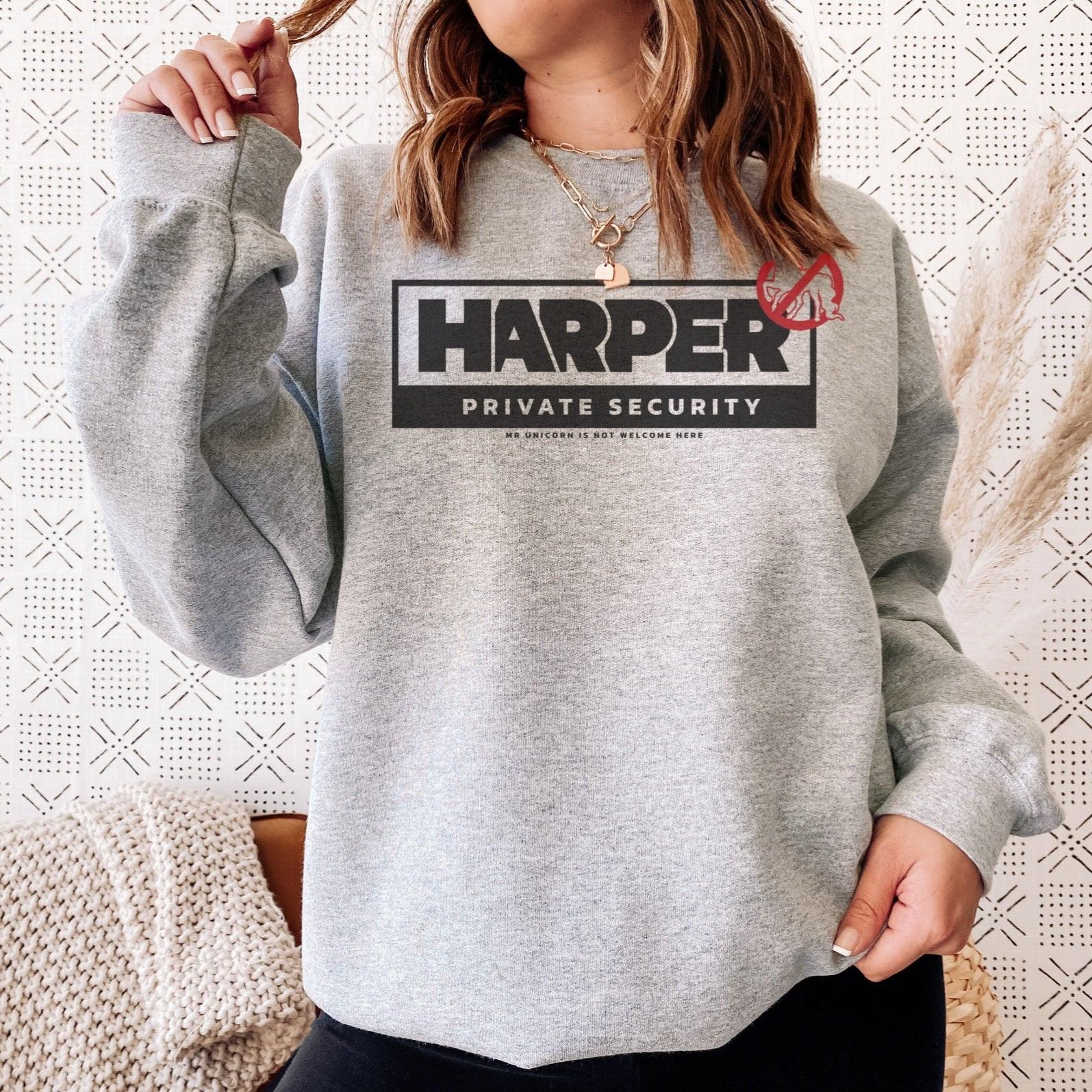 Harper Security Sweatshirt - The Bean Workshop - Ana Huang, Christian Harper, sweater, sweatshirt, Twisted