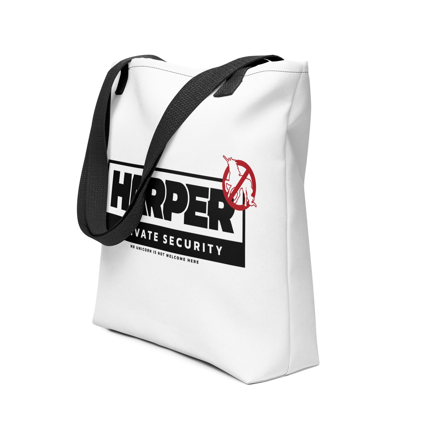 Harper Security Tote Bag - The Bean Workshop - Ana Huang, Bookish Tote, Christian Harper, Mr. Unicorn, tote, tote bag, Twisted