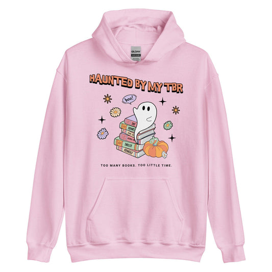 Haunted by TBR Hoodie - The Bean Workshop - halloween, hoodie