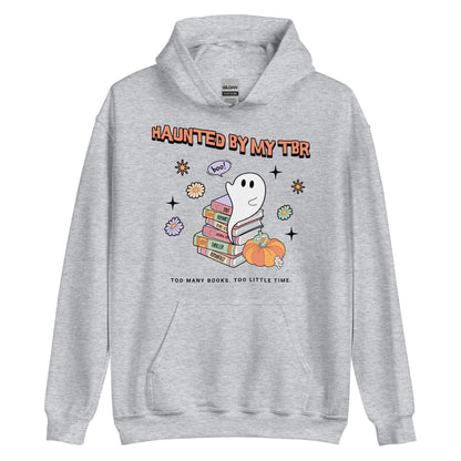 Haunted by TBR Hoodie - The Bean Workshop - halloween, hoodie