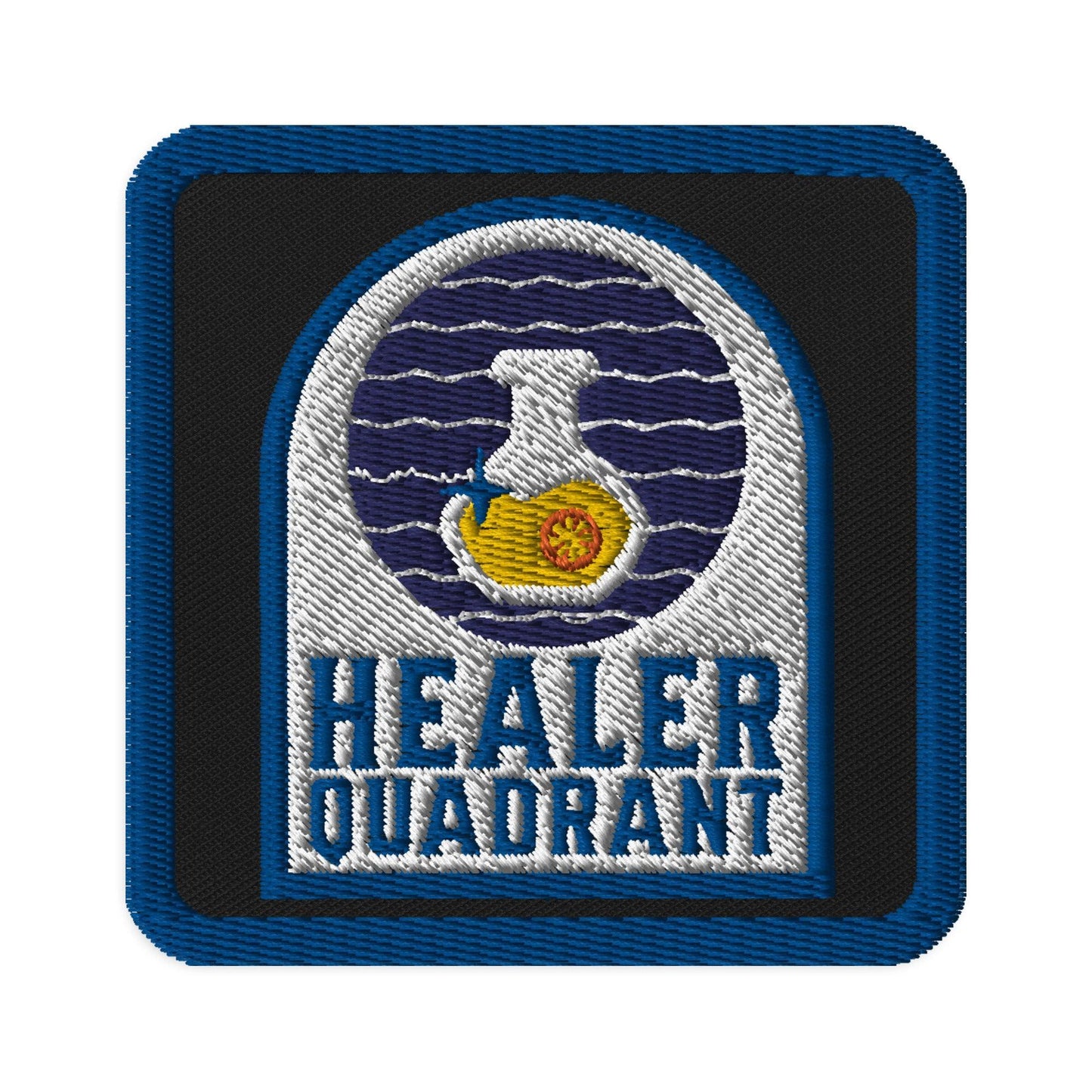 Healer Quadrant Embroidered Patch - The Bean Workshop - embroidered, fourth wing, patch, rebecca yarros