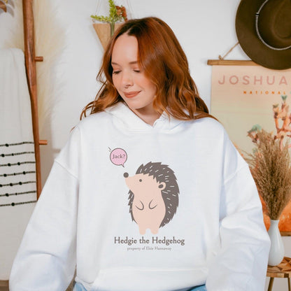 Hedgie the Hedgehog Hoodie - The Bean Workshop - ali hazelwood, hoodie, love theoretically