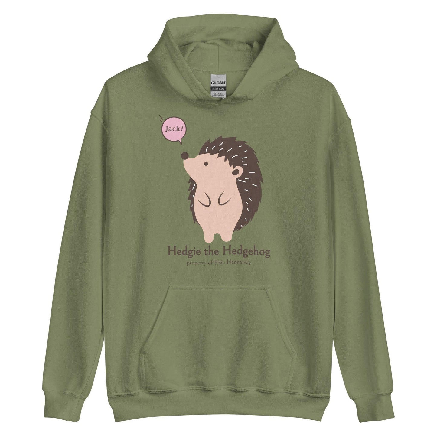 Hedgie the Hedgehog Hoodie - The Bean Workshop - ali hazelwood, hoodie, love theoretically