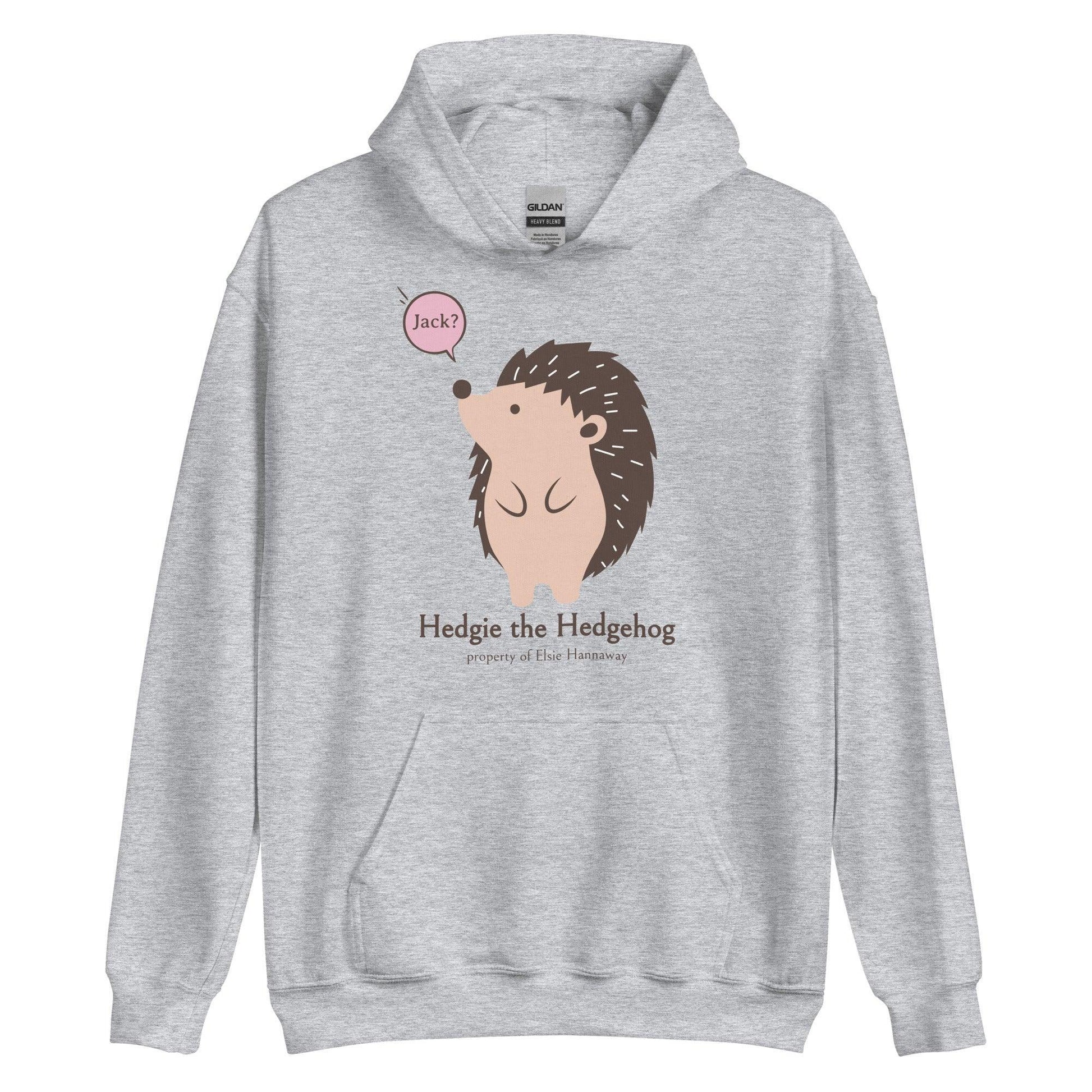 Hedgie the Hedgehog Hoodie - The Bean Workshop - ali hazelwood, hoodie, love theoretically