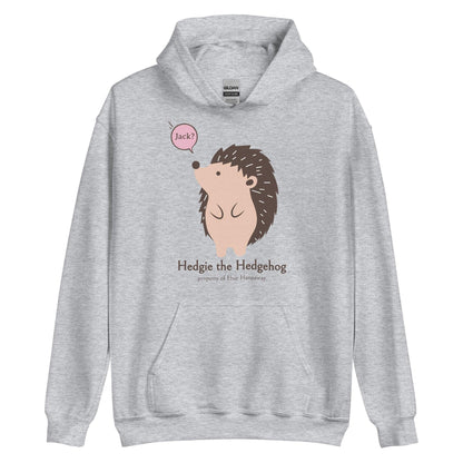 Hedgie the Hedgehog Hoodie - The Bean Workshop - ali hazelwood, hoodie, love theoretically