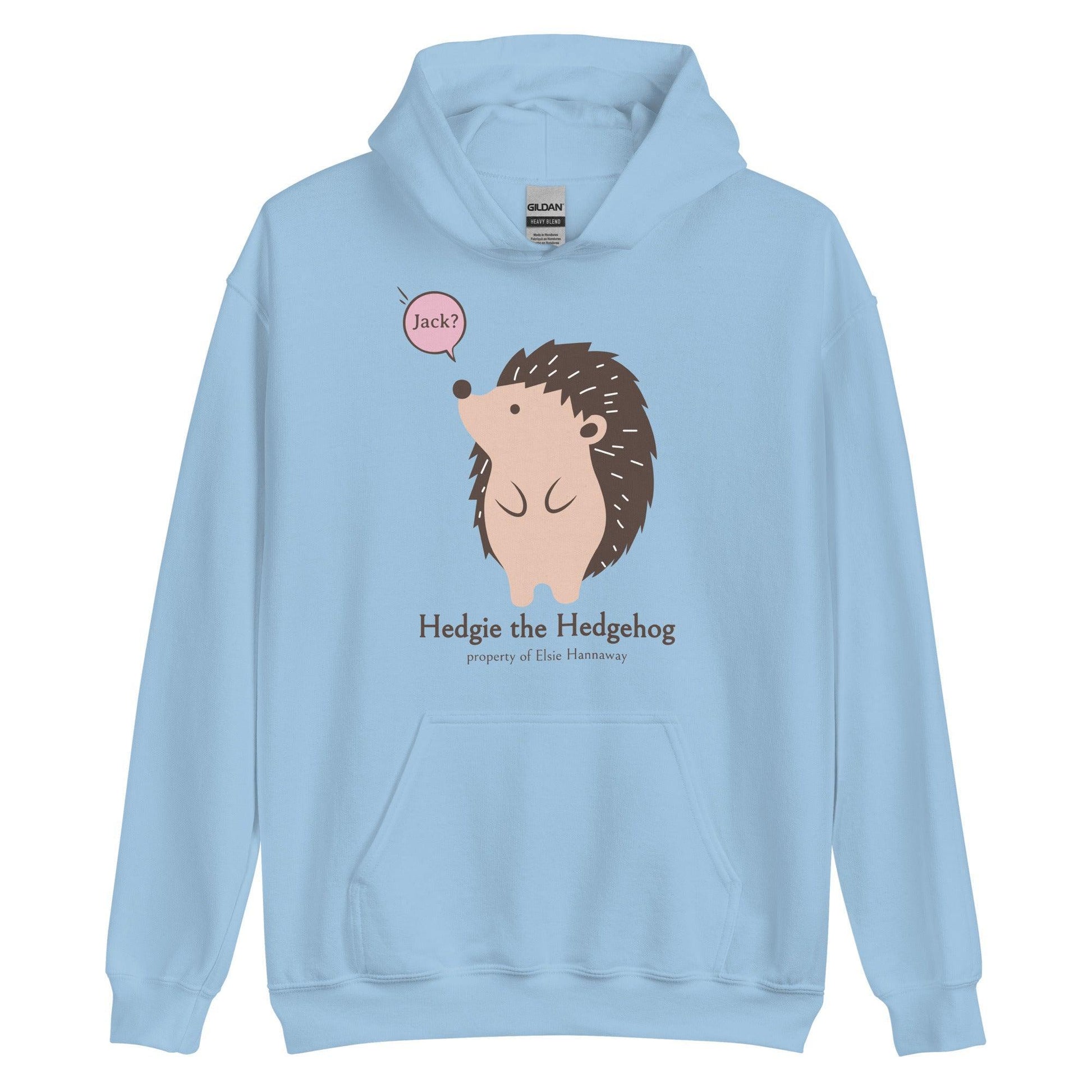Hedgie the Hedgehog Hoodie - The Bean Workshop - ali hazelwood, hoodie, love theoretically