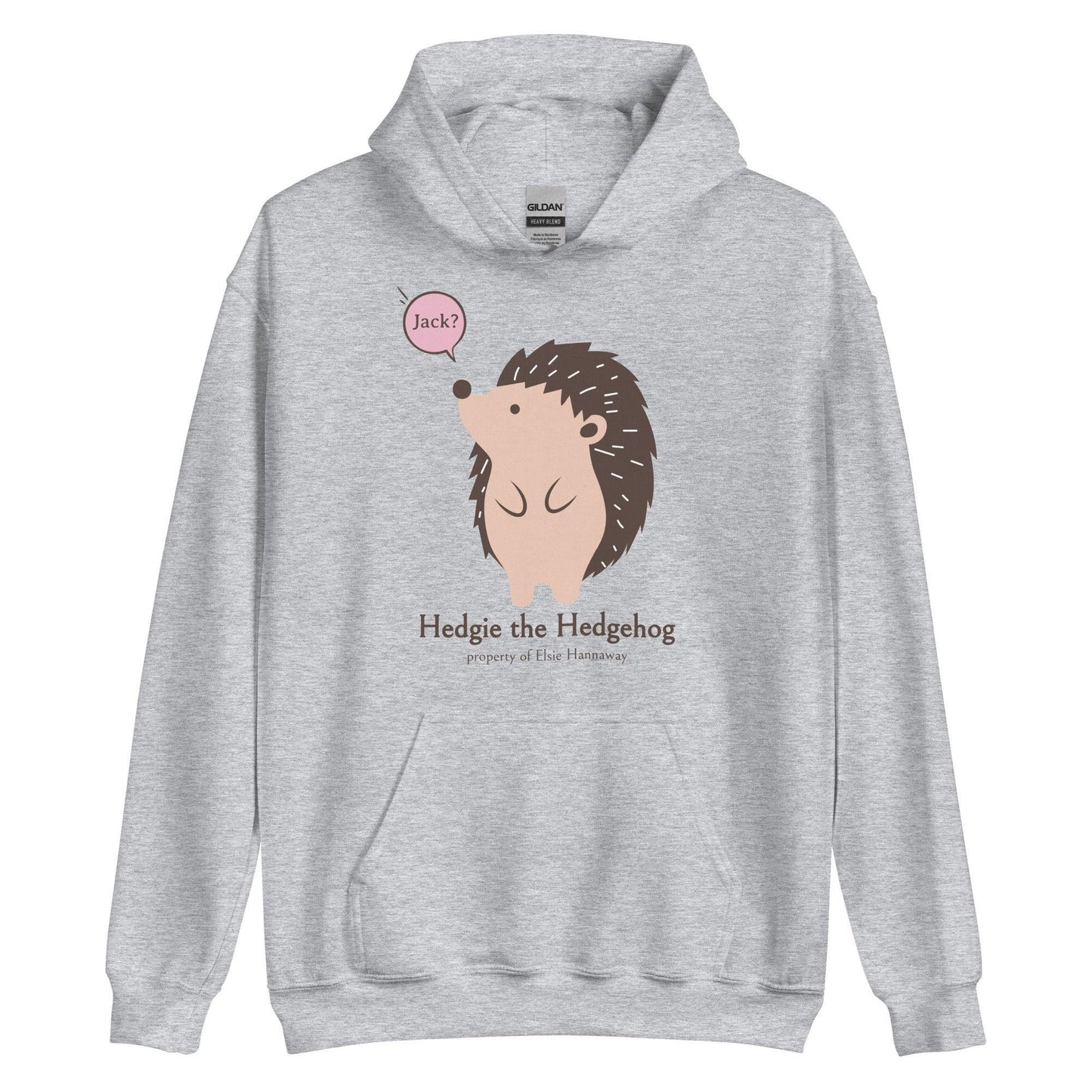 Hedgie the Hedgehog Hoodie - The Bean Workshop - ali hazelwood, hoodie, love theoretically
