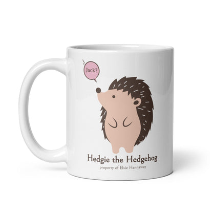 Hedgie the Hedgehog Mug - The Bean Workshop - Ali Hazelwood, Bookish Accessories, coffee mug, hedgehoge, Love Theoretically, mug