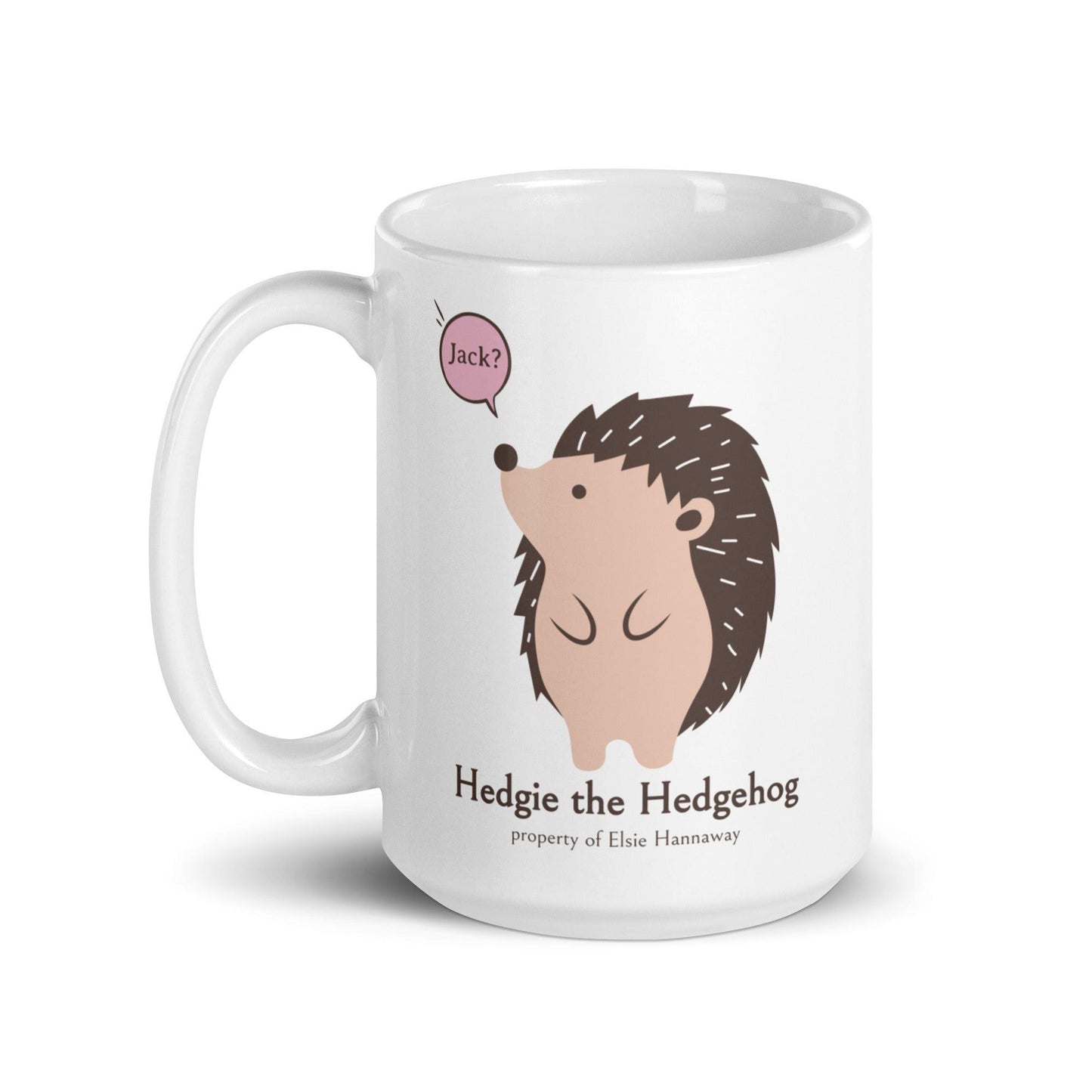 Hedgie the Hedgehog Mug - The Bean Workshop - Ali Hazelwood, Bookish Accessories, coffee mug, hedgehoge, Love Theoretically, mug