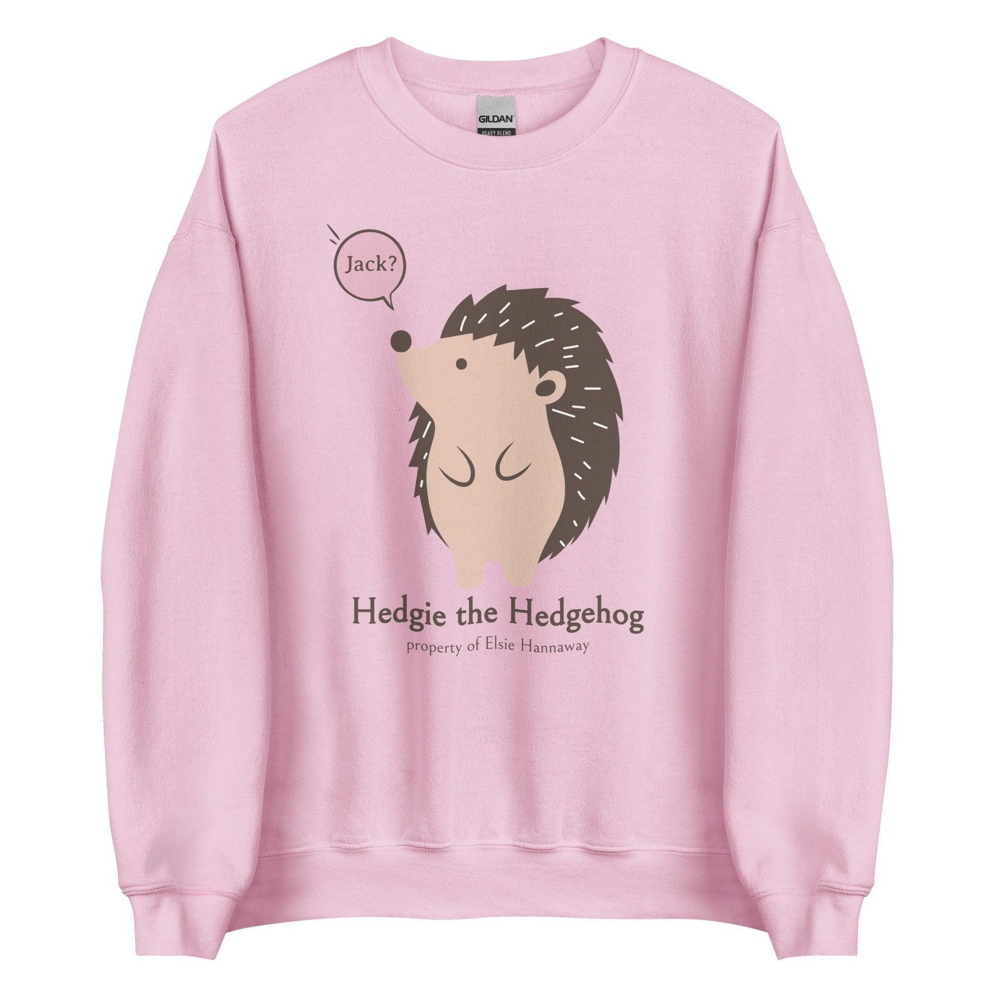 Hedgie the Hedgehog Sweatshirt - The Bean Workshop - ali hazelwood, love theoretically, sweatshirt