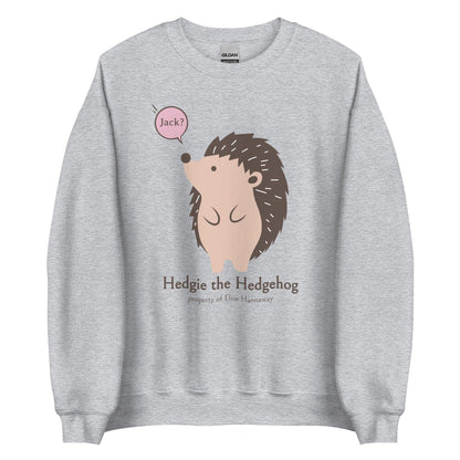 Hedgie the Hedgehog Sweatshirt - The Bean Workshop - ali hazelwood, love theoretically, sweatshirt