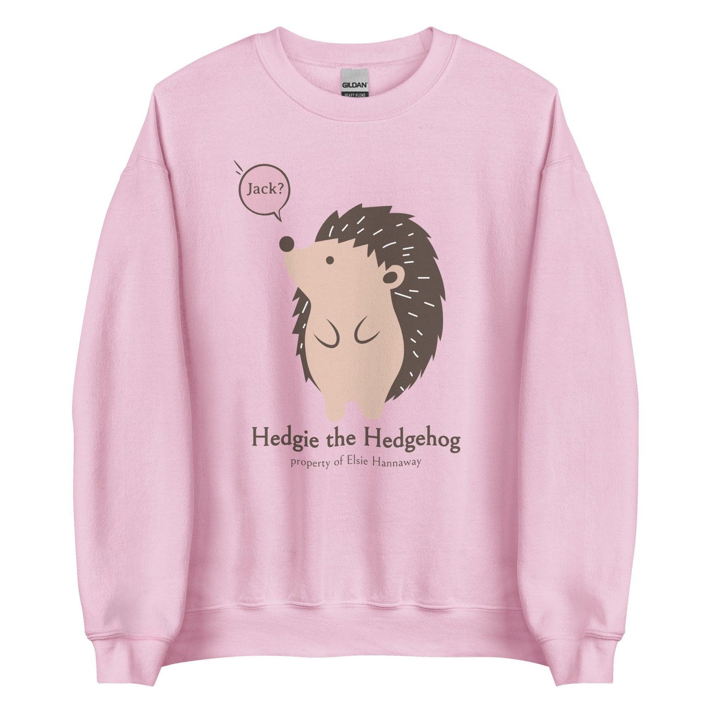 Hedgie the Hedgehog Sweatshirt - The Bean Workshop - ali hazelwood, love theoretically, sweatshirt