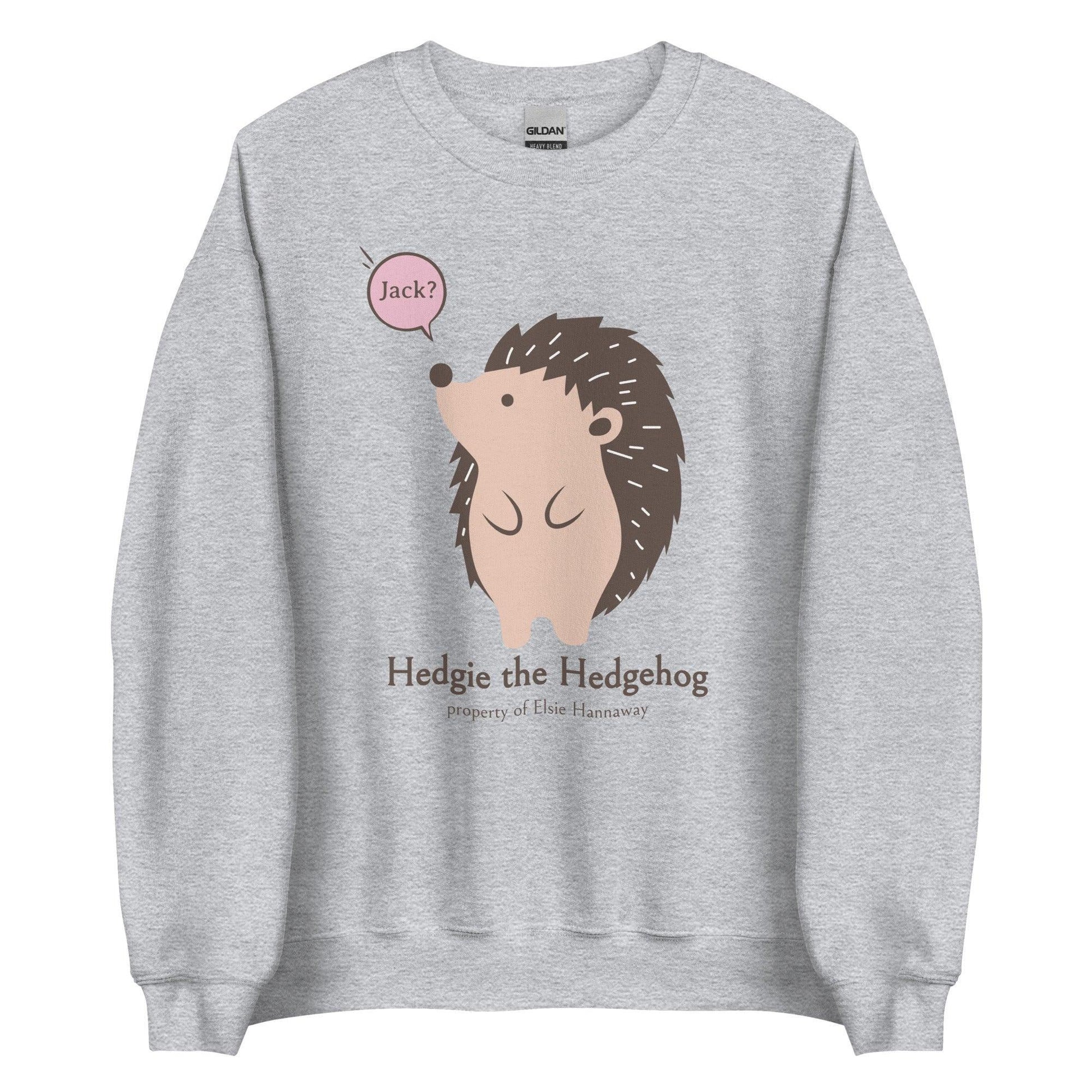 Hedgie the Hedgehog Sweatshirt - The Bean Workshop - ali hazelwood, love theoretically, sweatshirt