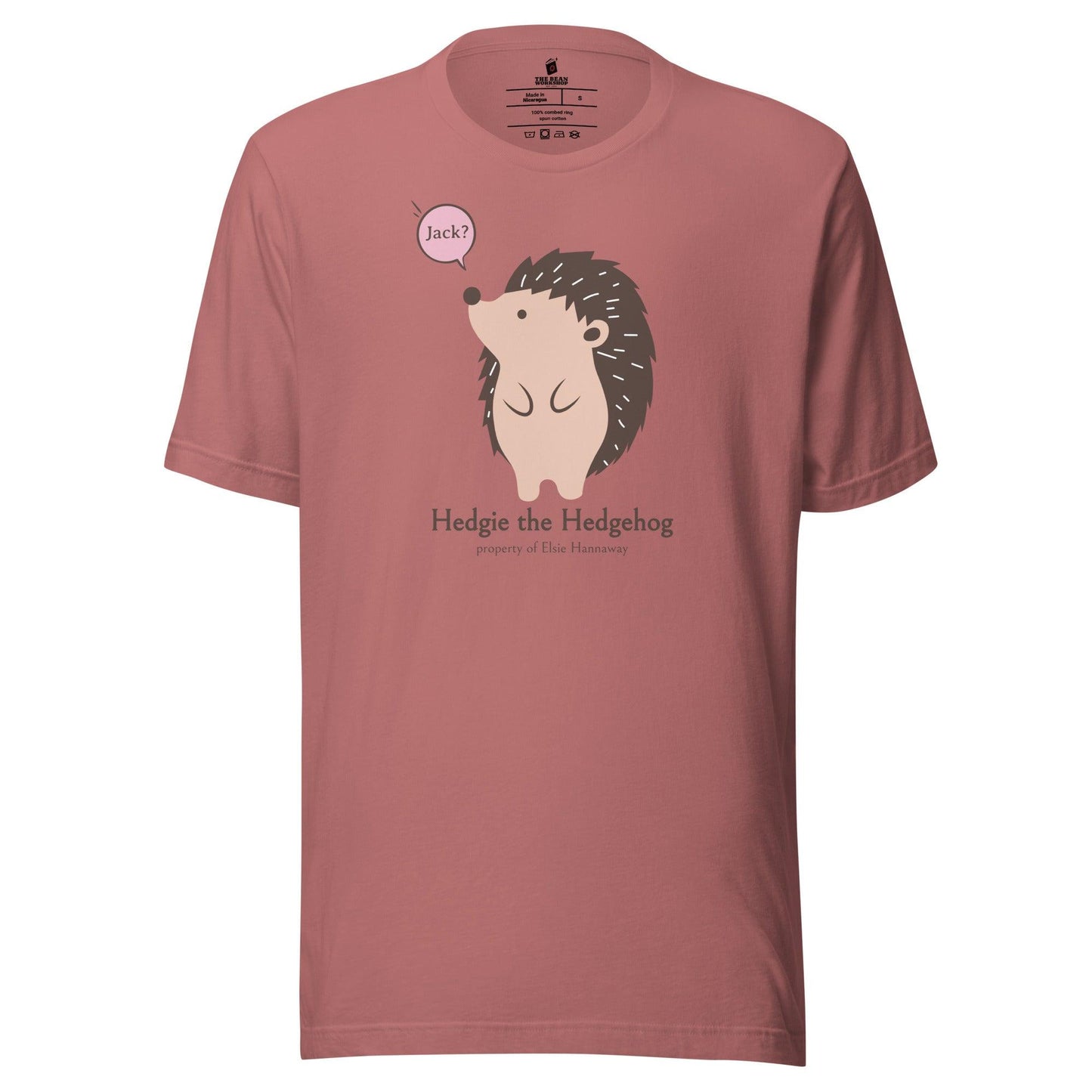 Hedgie the Hedgehog T-Shirt - The Bean Workshop - ali hazelwood, love theoretically, t-shirt