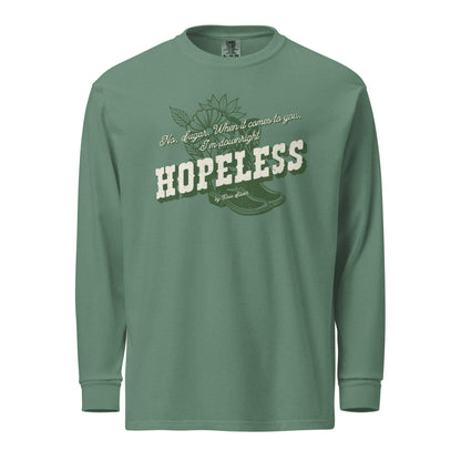 Hopeless Long Sleeve Heavyweight Tee Shirt - The Bean Workshop - chestnut springs, elsie silver, hopeless, long sleeve shirt, long sleeve tee