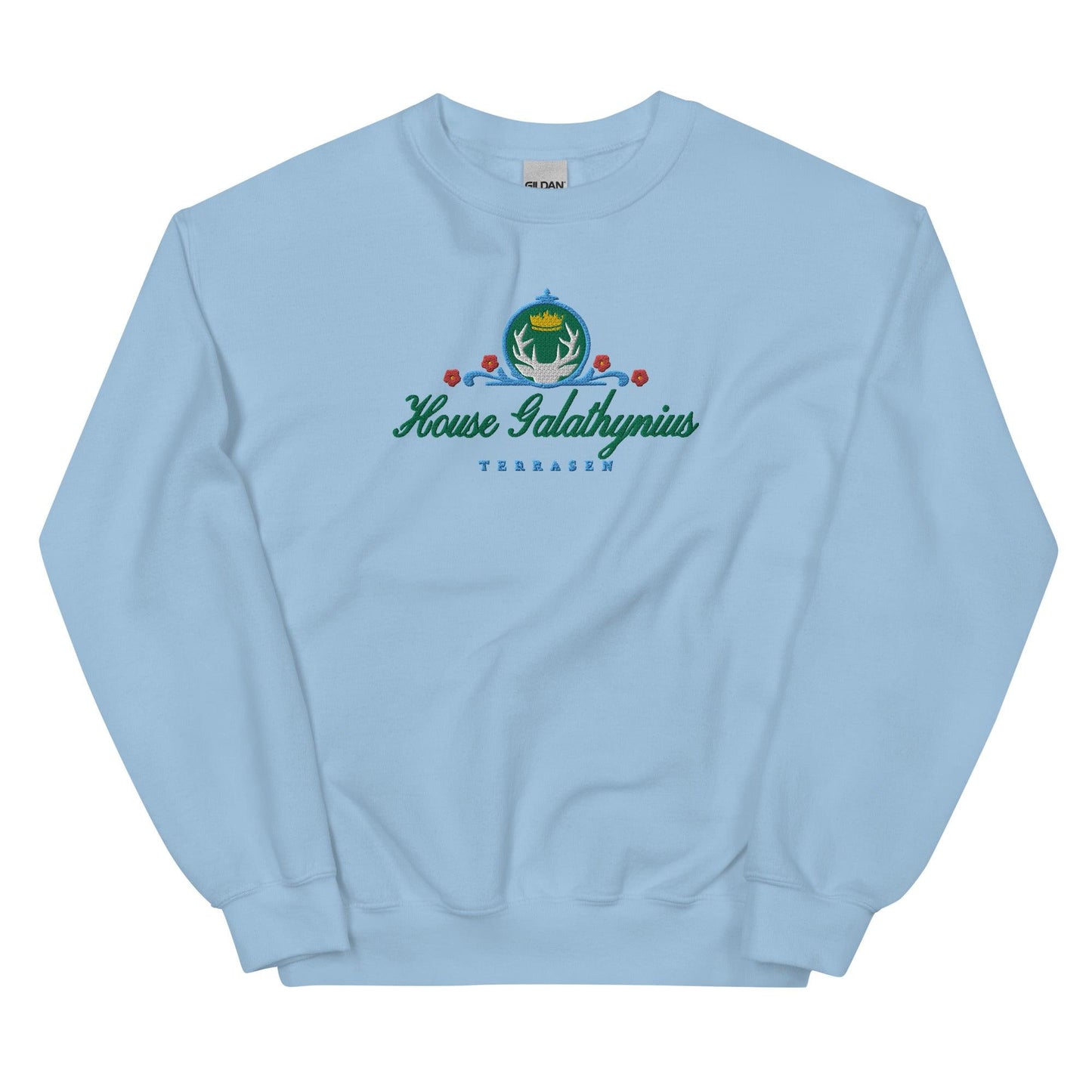 House Galathynius Embroidered Sweatshirt - The Bean Workshop - aelin galathynius, embroidered, sarah j maas, sweatshirt, throne of glass, TOG