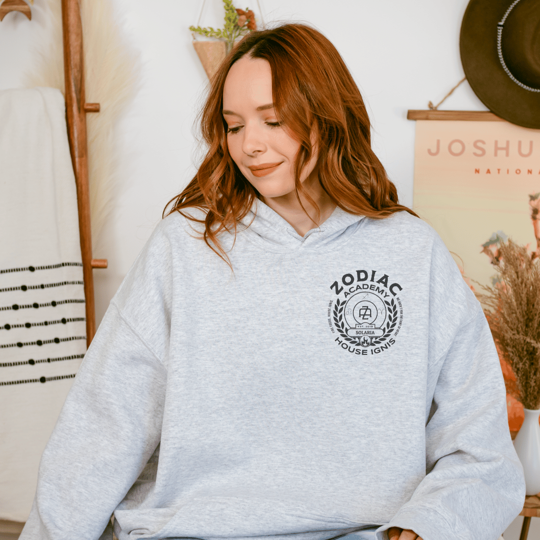 House Ignis Hoodie - The Bean Workshop - Caroline Peckham, hoodie, House Ignis, Solaria, Susanne Valenti, twin sisters, Zodiac Academy