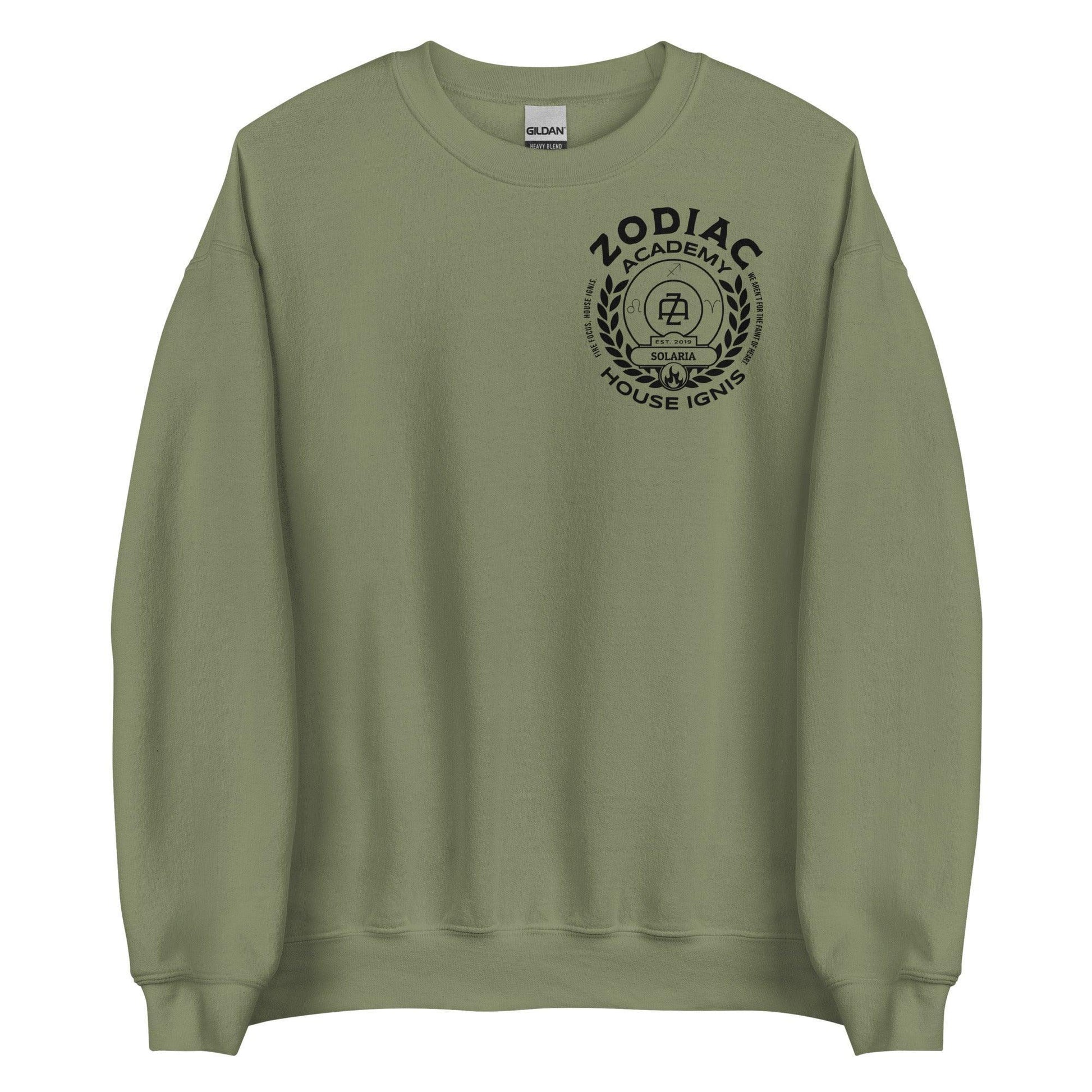 House Ignis Sweatshirt - The Bean Workshop - sweatshirt, twin sisters, zodiac academy